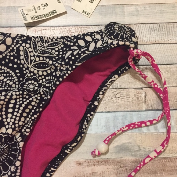 NWT Aeropostale Tribal Paisley Bandeau Bikini - Picture 4 of 6